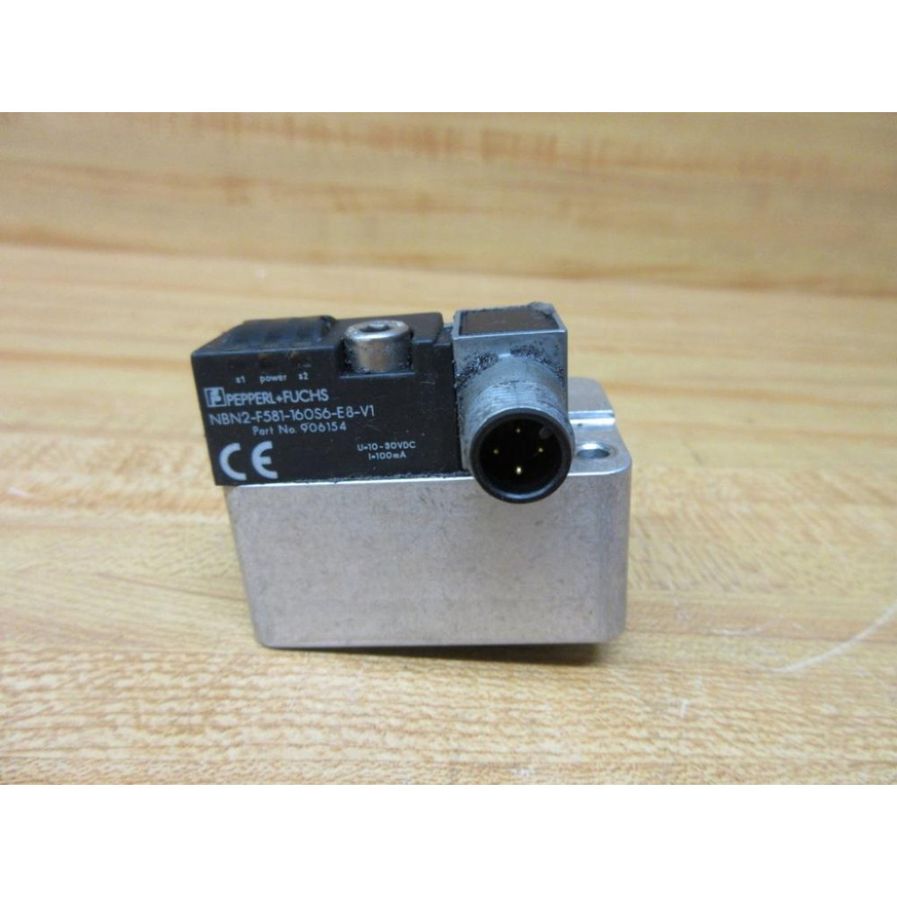 Pepperl + Fuchs 906154 Inductive Sensor NBN2-F581-160S6-E8-V1 WSensor Block - Used