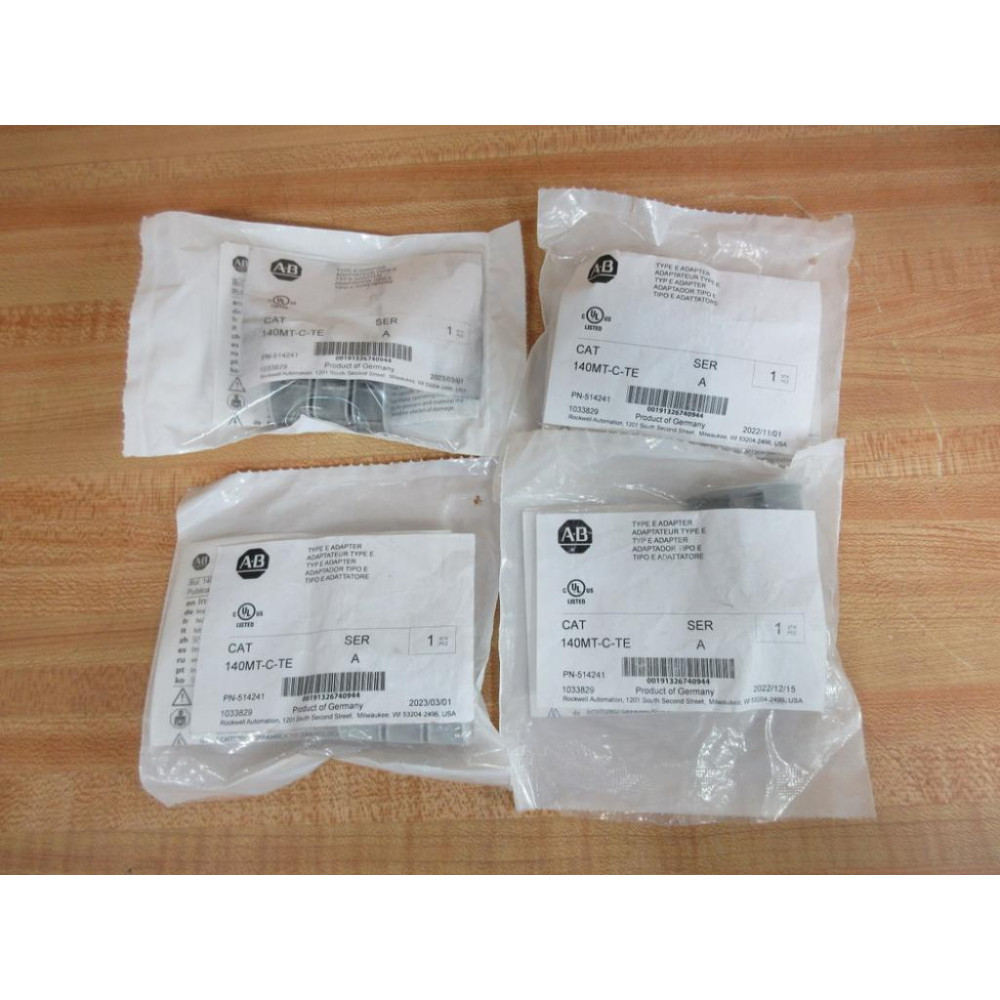 Allen Bradley 140MT-C-TE Connector Component 140MTCTE (Pack of 4)