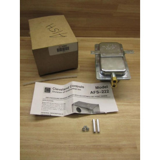 Cleveland Controls AFS-222-139 Air Pressure Sensing Switch AFS-222 3ZM92