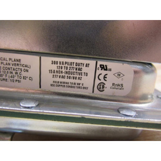 Cleveland Controls AFS-222-139 Air Pressure Sensing Switch AFS-222 3ZM92