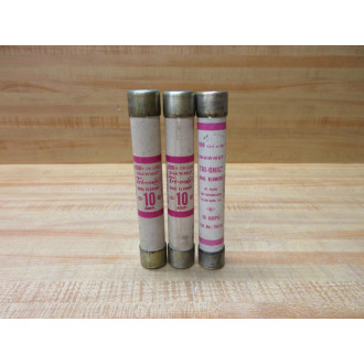 Gould Shawmut Ferraz Mersen TRS10 Tri-Onic Fuse (Pack of 3) - Used