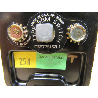 General Electric D3F77S1S2L1 Rotary Switch - New No Box