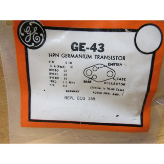 General Electric GE-43 Transistor 7728