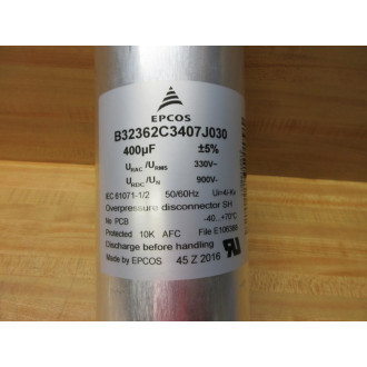 EPCOS B32362C3407J030 Film Capacitor 400µF - New No Box