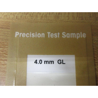 Mettler Toledo TC20400GL Safeline X-Ray Inspection Test Card TC2 4.0MM GL - New No Box