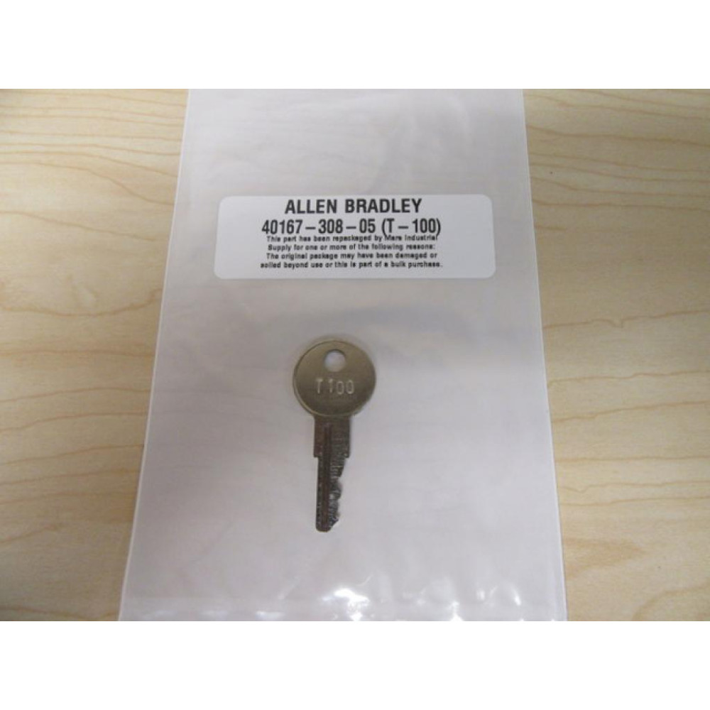 Allen Bradley 40167-308-05 Replacement Key T100