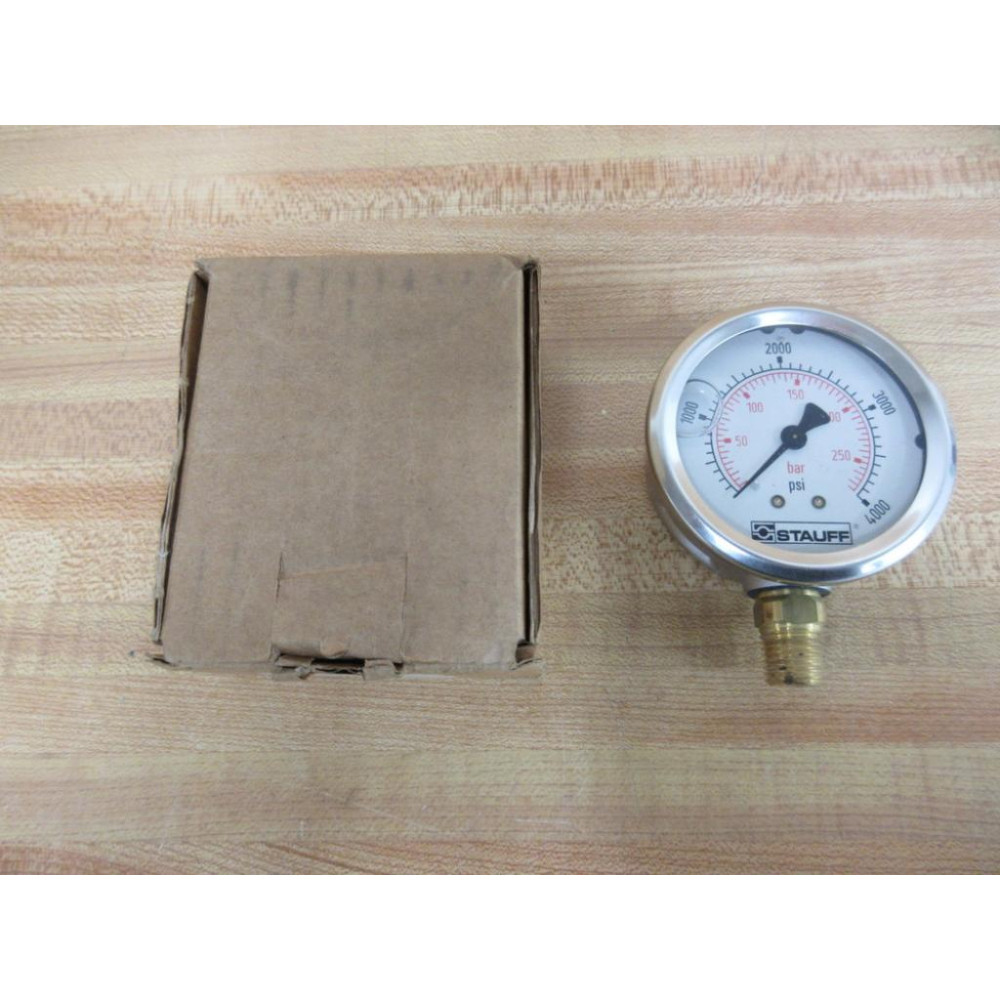 Stauff AF B1 AB Gauge  AFB1AB PSI 0-4000