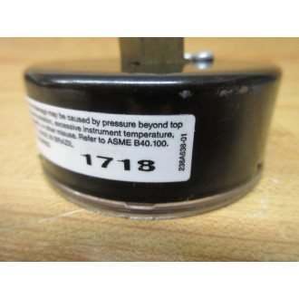 Ashcroft 593-01 Dual Scale Pressure Gauge 59301 - New No Box