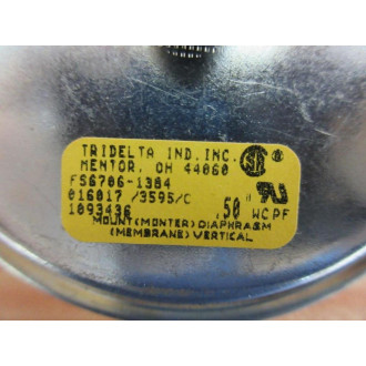 Tridelta Ind 1093436 Pressure Switch FS6706-1384