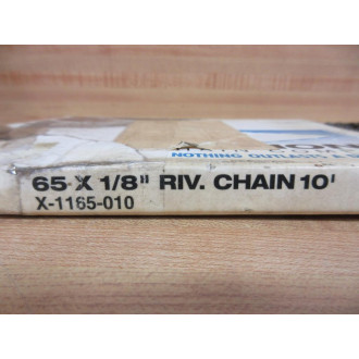Diamond Chain X-1165-010 Chain X1165010 65 X 18" Riv. 10'