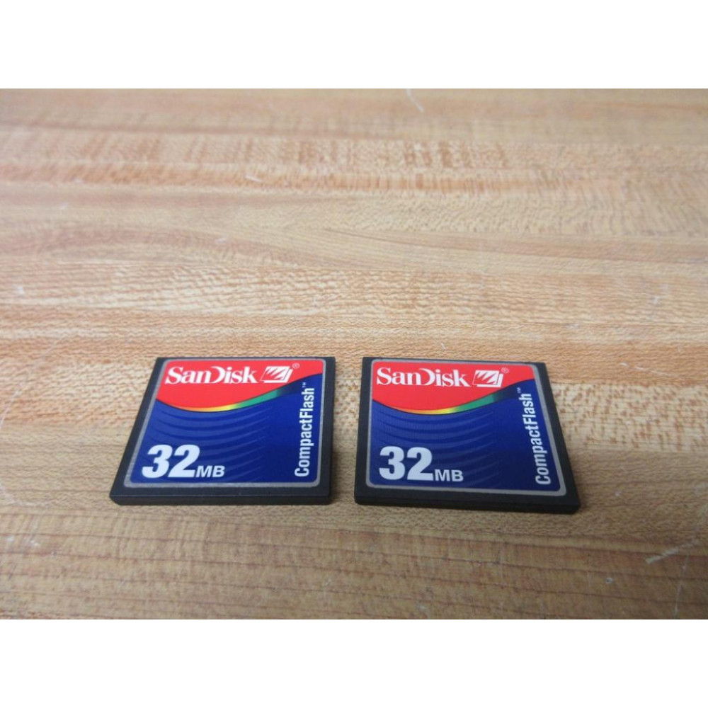 SanDisk SDCFB-32MB Compact Flash Memory Card SDCFB32MB - Used