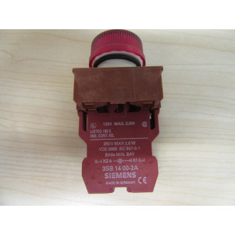 Siemens 3SB02-LF1R Pilot Light