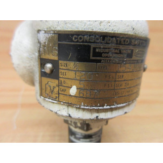 Dresser Industries 1543D Consolidated Safety Valve 1-20 PSI - Used