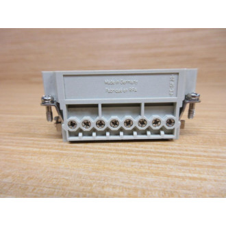 Harting HAN 16A-M Male Connector HAN16AM Missing Contacts (Pack of 2) - Used
