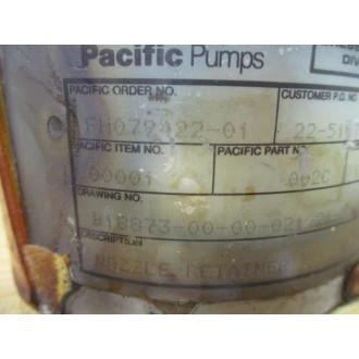 Worthington & Pacific Pumps FH079422-01 Dresser Nozzle Retainer 22-51078 - New No Box