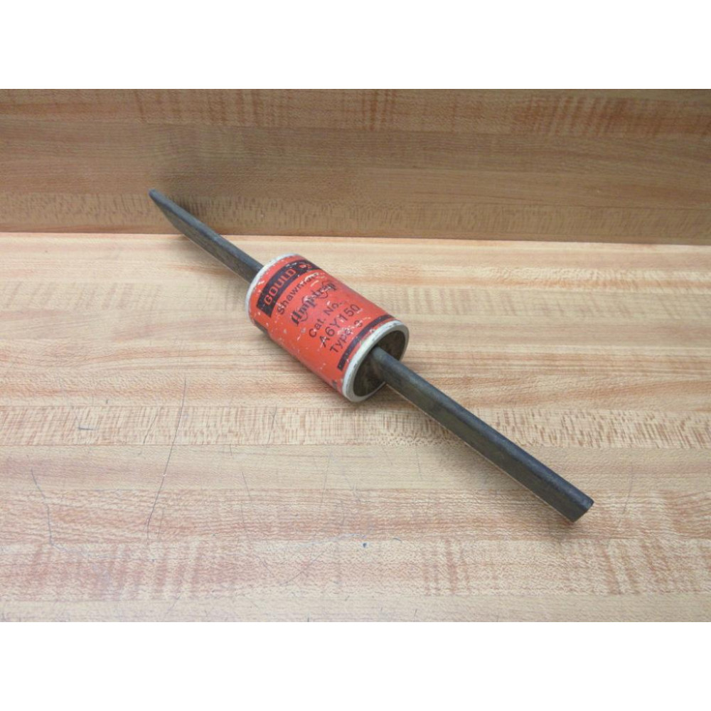 Gould Shawmut Ferraz A6Y150-3 Mersen Fuse A6Y150 - Used
