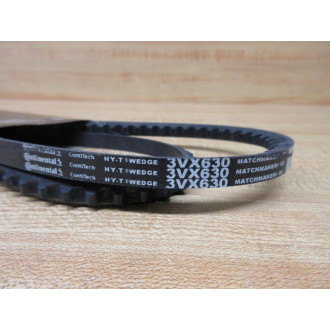 Continental Contitech 3VX630 HY-T Wedge Cogged V Belt