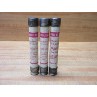 Gould Shawmut TRS-17-12R Fuse Cross Ref 4YZL4 (Pack of 3) - New No Box