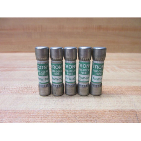Buss FNW-20 Bussmann Fuse Cross Ref 4XC15 (Pack of 5) - New No Box