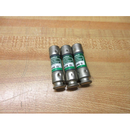 Littelfuse LLNRK15 Fuse LLNRK015 (Pack of 3) - New No Box
