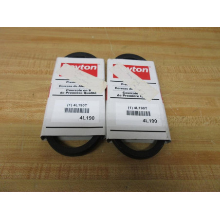 Dayton 4L190T Grainger V Belt 4L190 (Pack of 2)