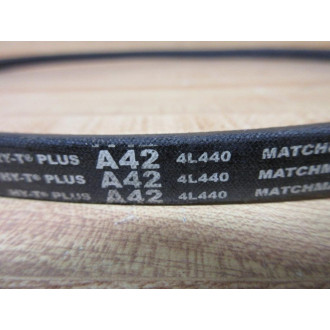 Continental Contitech A42 HY-T Plus V Belt 4L440 (Pack of 2)
