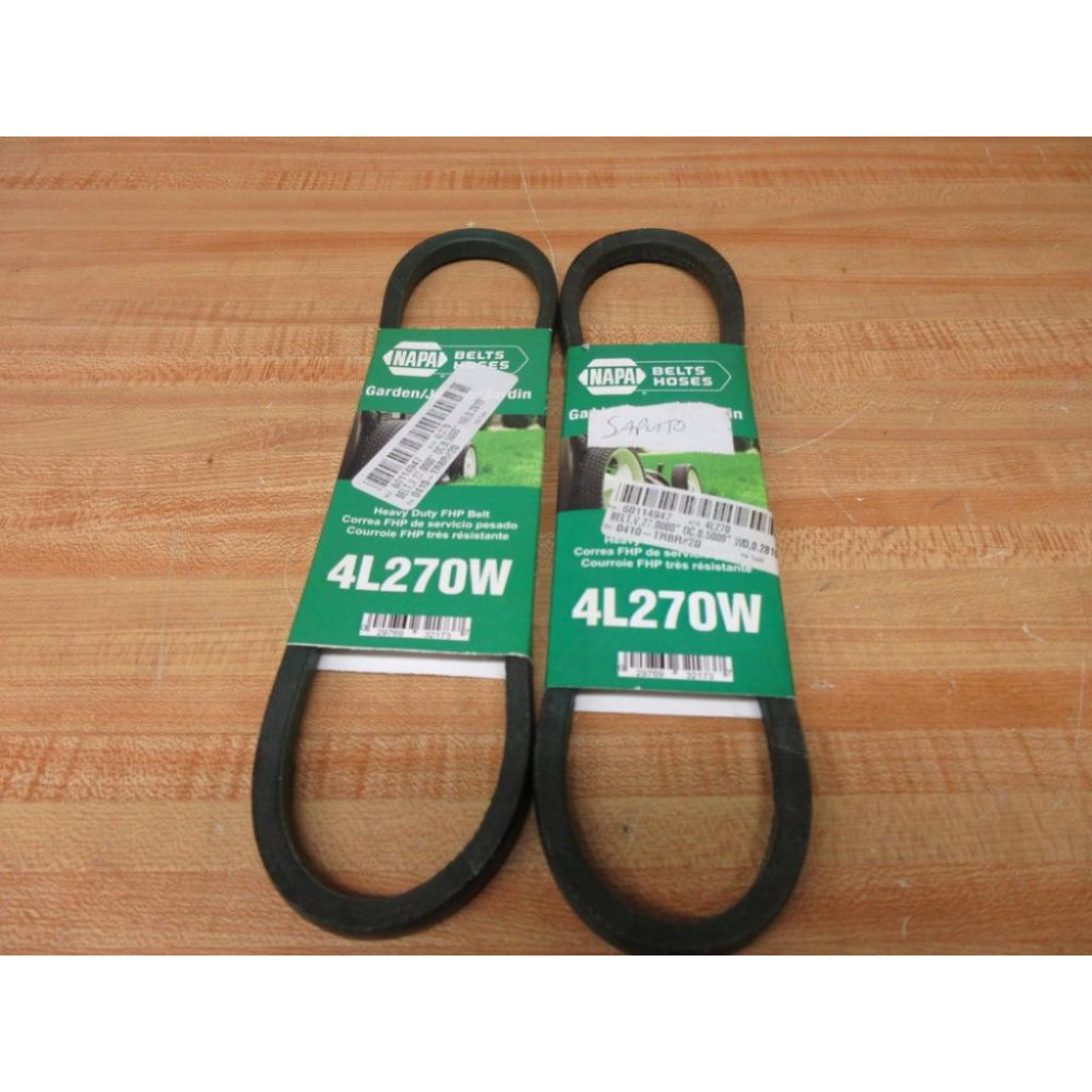 Napa 4L270W Garden V Belt (Pack of 2)