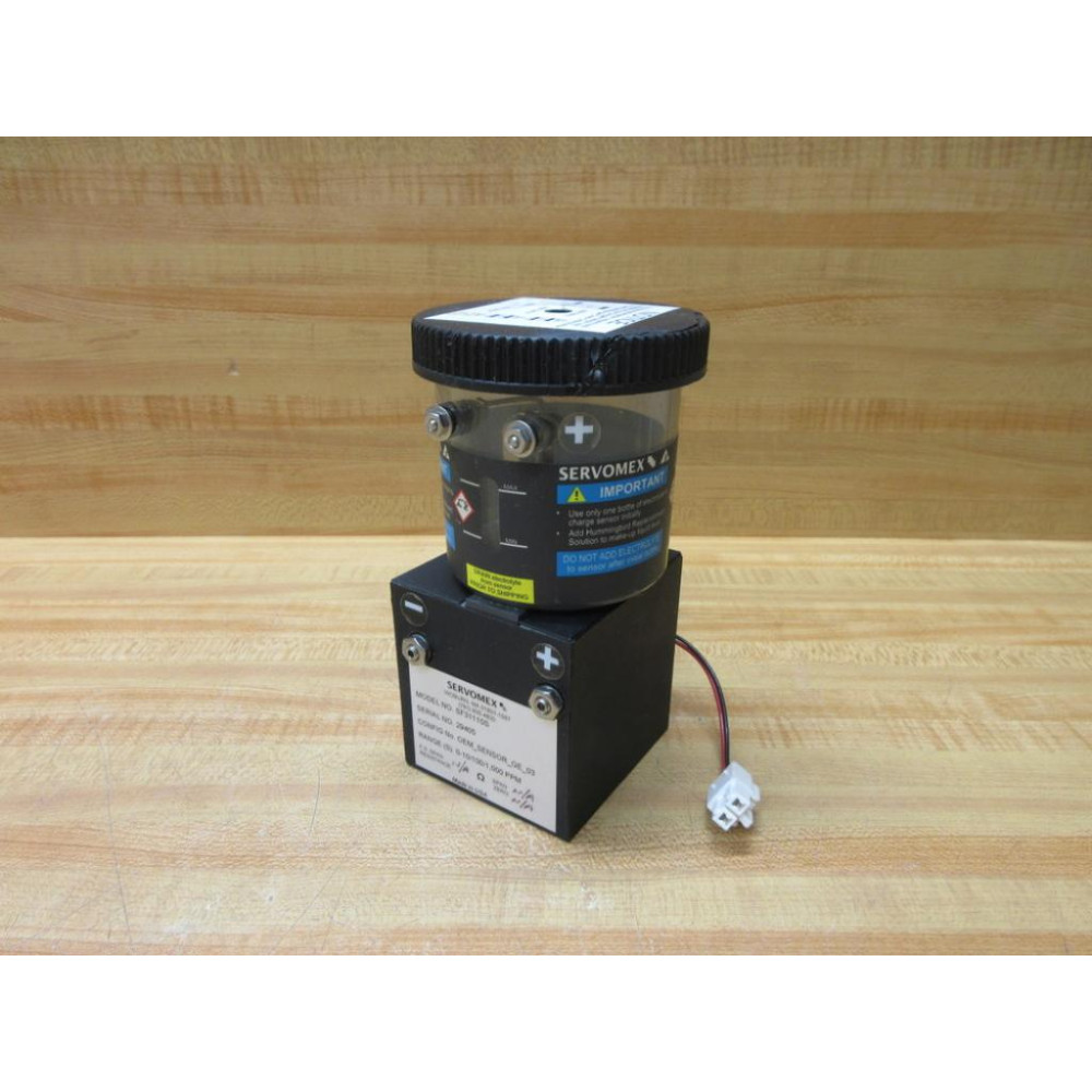Servomex SF31110S Oxygen Sensor Cracked Cap - Used