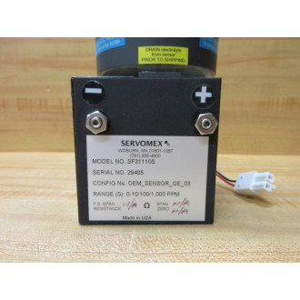 Servomex SF31110S Oxygen Sensor Cracked Cap - Used