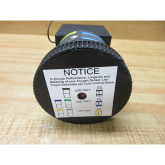 Servomex SF31110S Oxygen Sensor Cracked Cap - Used