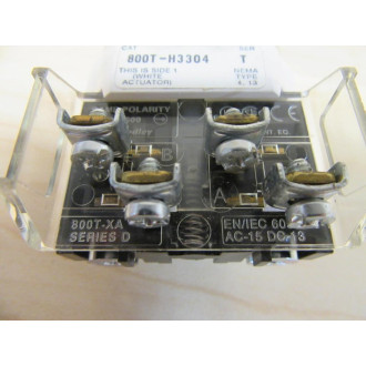 Allen Bradley 800T-H3304 Keyed Selector Switch - New No Box