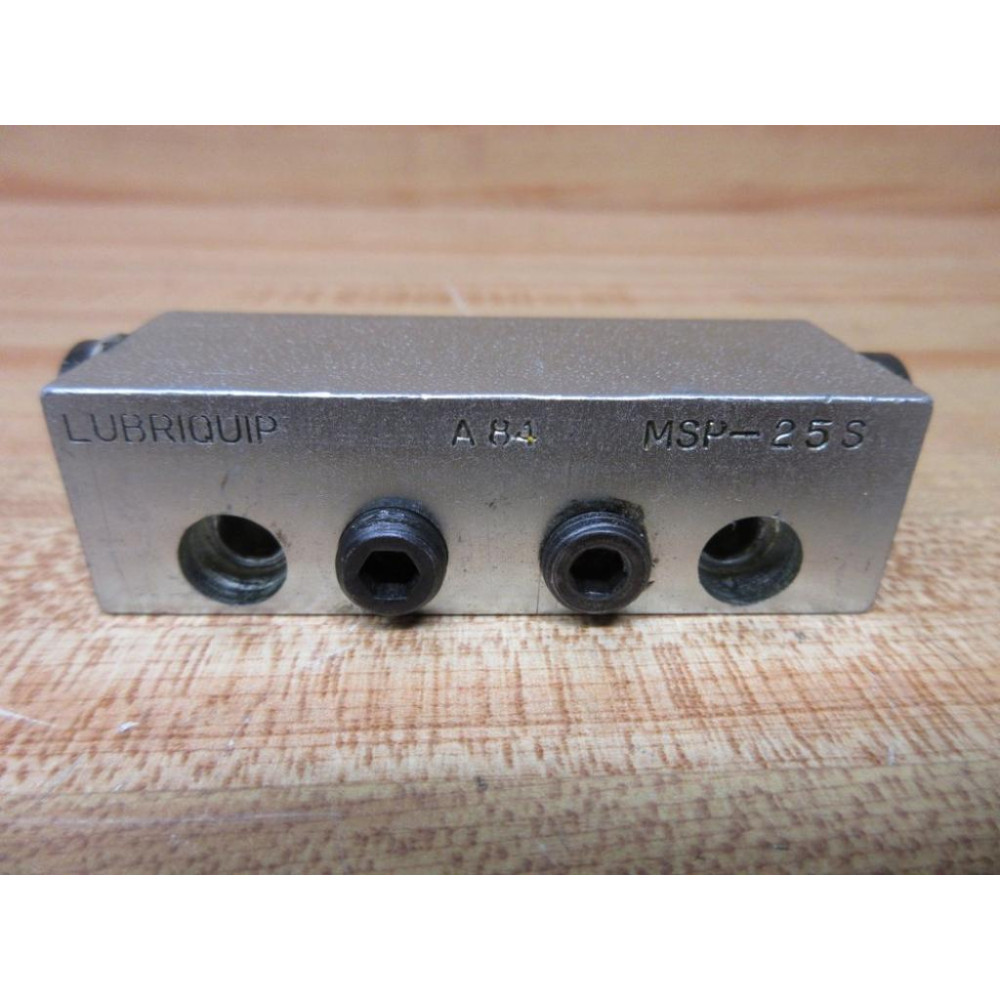 Lubriquip MSP-25S MSP25S Manifold Valve - Used