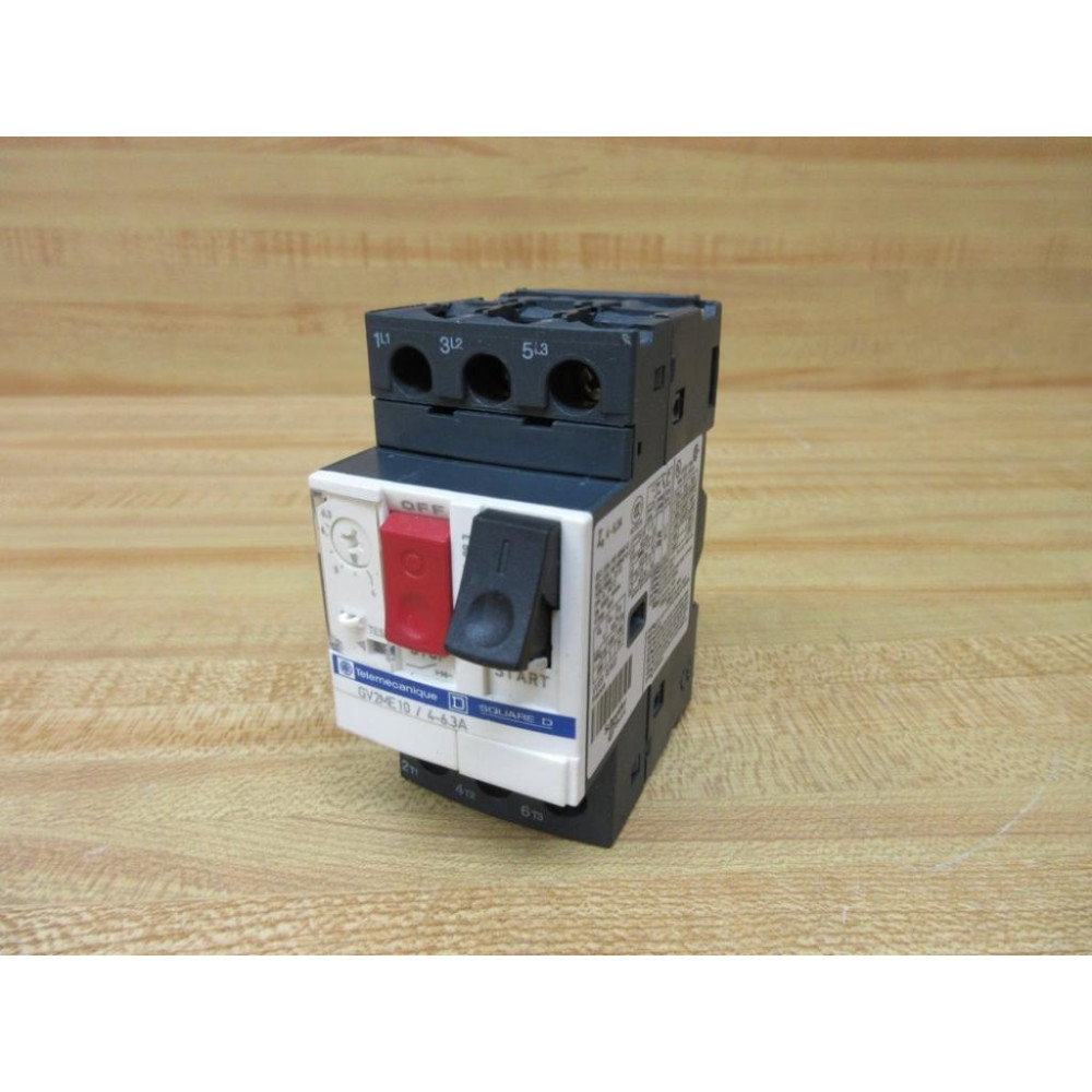 Telemecanique GV2ME104-6.3A SchneiderSquare D Motor Starter GV2ME10463A - New No Box