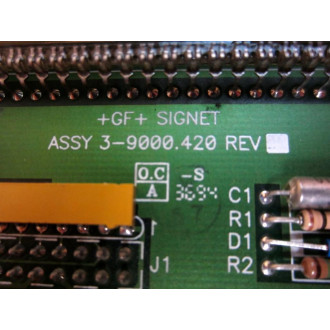 GF+Signet 3-9000.420 LCD Display PCB 3-9000.425 - Used