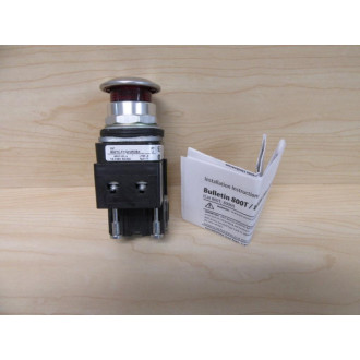 Allen Bradley 800TC-FXQH2R3BX Push Pull Switch - New No Box