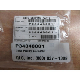 Sato P34348001 Gear Pulley