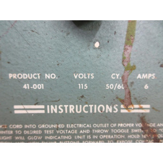 Ideal Industries 41-001 Test Meter 41001 - Used