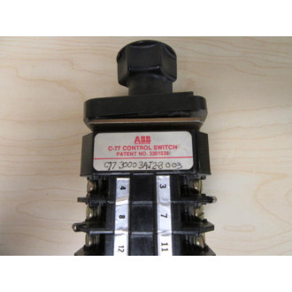 ABB C77-3000-3AJ2-3003 Rotary Selector Switch - Used