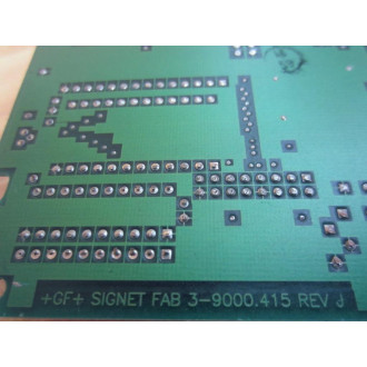 GF+Signet 3-9000.410 IO Board 3-9000.415 - Used