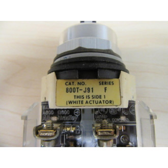 Allen Bradley 800T-J91 Switch 800TJ91 W800T-XA - Used