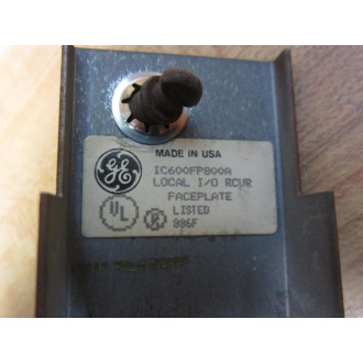 GEFanuc IC600YB800B Parallel Receiver WFace Plate