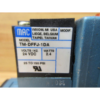 Mac Valves 82A-EC-CKA-TM-DFFP-1DA Solenoid Valve 82AEC000TMDFFP1DA - New No Box