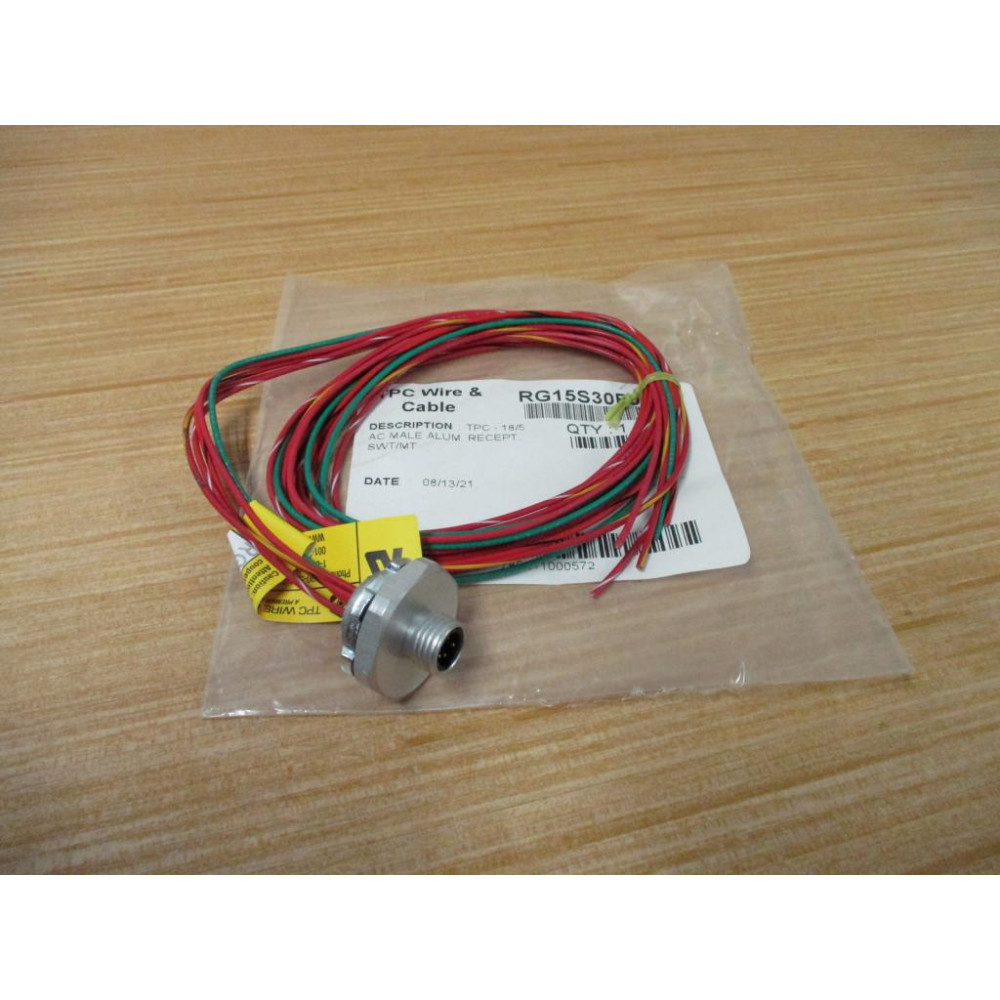 TPC Wire & Cable RG15S30F001 Receptacle