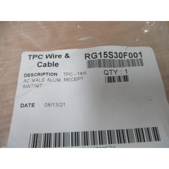 TPC Wire & Cable RG15S30F001 Receptacle