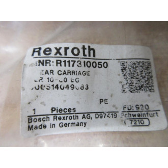 Rexroth Bosch R117310050 Linear Carriage MLR 10-80 BG