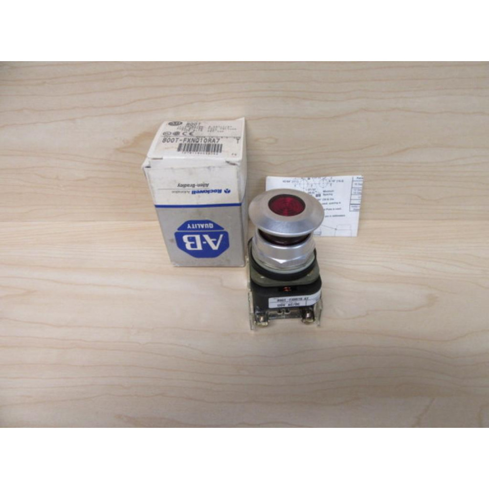 Allen Bradley 800T-FXNQ10RA7 Push Pull Switch
