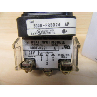 Allen Bradley 800H-PRBD24 AP Push Button Switch - New No Box