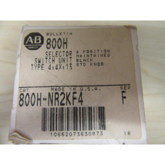Allen Bradley 800H-NR2KF4 Selector Switch