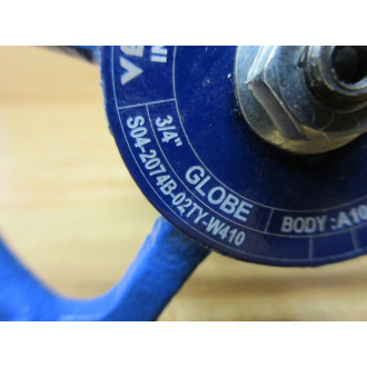 Velan S04-2074B-02TY-W410 Globe Valve S042074B02TYW410 - New No Box