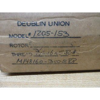 Deublin Union 1205-153 Rotary Union 1205153